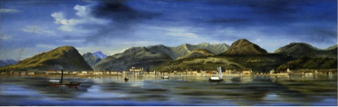 Veduta di Intra dal lago, s.d. Luigi Litta