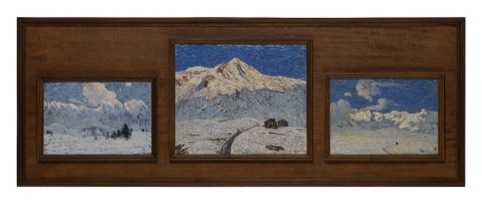 Nevicata - Mattina d’Inverno – Neve in Engadina, 1908-1911. Cesare Maggi