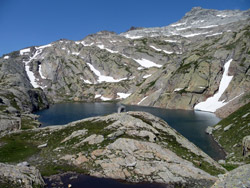 Il CAI Verbano con il Giovanile del CAI Frascati: il lago dei Matörgn in alta Val Bavona verso la Bocchetta di Val Maggia CH