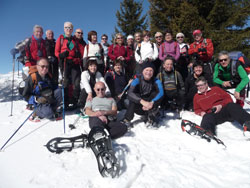 CAI Verbano - Con le ciaspole all'Alpe Genuina: il gruppo CAI Verbano