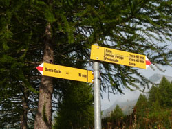 CAI Verbano - Da Bosco Gurin (TI) a Fondovalle (Val Formazza): segnaletica per Hendar Furggu e Fondovalle