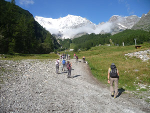 CAI Verbano - Giro panoramico ai piedi del Monte Rosa alla scoperta dell'Alpe Crosa: verso l'alpe Burki