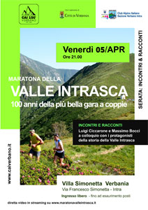 CAI Verbano: Maratona della Valle Intrasca, 100 anni della più bella gara a coppie