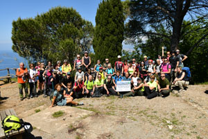 CAI Verbano - Escursione in Liguria sul Monte di Portofino: foto di gruppo