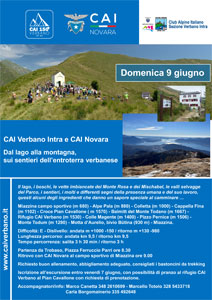 CAI Verbano: dal lago alla montagna, sui sentieri dell’entroterra verbanese insieme al CAI Novara - 9 giugno 2024
