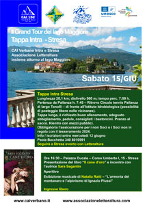 CAI Verbano: Il Grand Tour del Lago Maggiore - Tappa Intra-Stresa insieme a Letteraltura