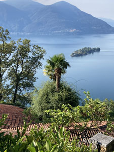 CAI Verbano - Il Grand Tour del Lago Maggiore - Tappa Cannobio-Ascona (CH) insieme a Letteraltura: vista sulle isole di Brissago