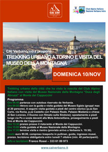 CAI Verbano: Trekking urbano a Torino e visita del Museo della Montagna - 10 novembre 2024