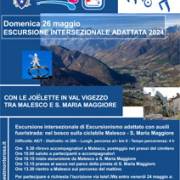 Escursione intersezionale di Escursionismo adattato con ausili fuoristrada: nel bosco sulla ciclopedonale Malesco - S. Maria Maggiore - 26 maggio 2024