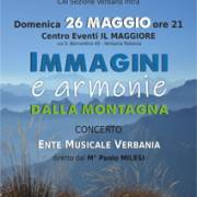 CAI Verbano Intra: Immagini e Armonie dalla montagna - Concerto dell'Ente Musicale Verbania - 26 maggio 2024