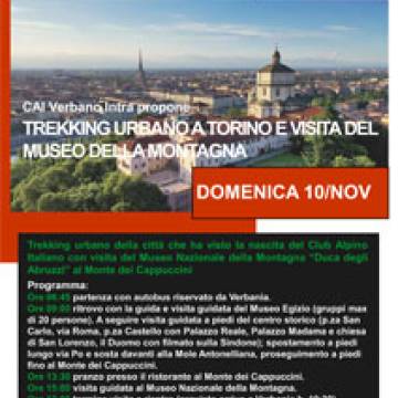 CAI Verbano: Trekking urbano a Torino e visita del Museo della Montagna - 10 novembre 2024