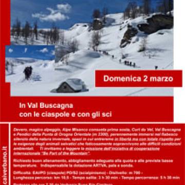 CAI Verbano: da Devero in Val Buscagna con le ciaspole e con gli sci - 2 marzo 2025